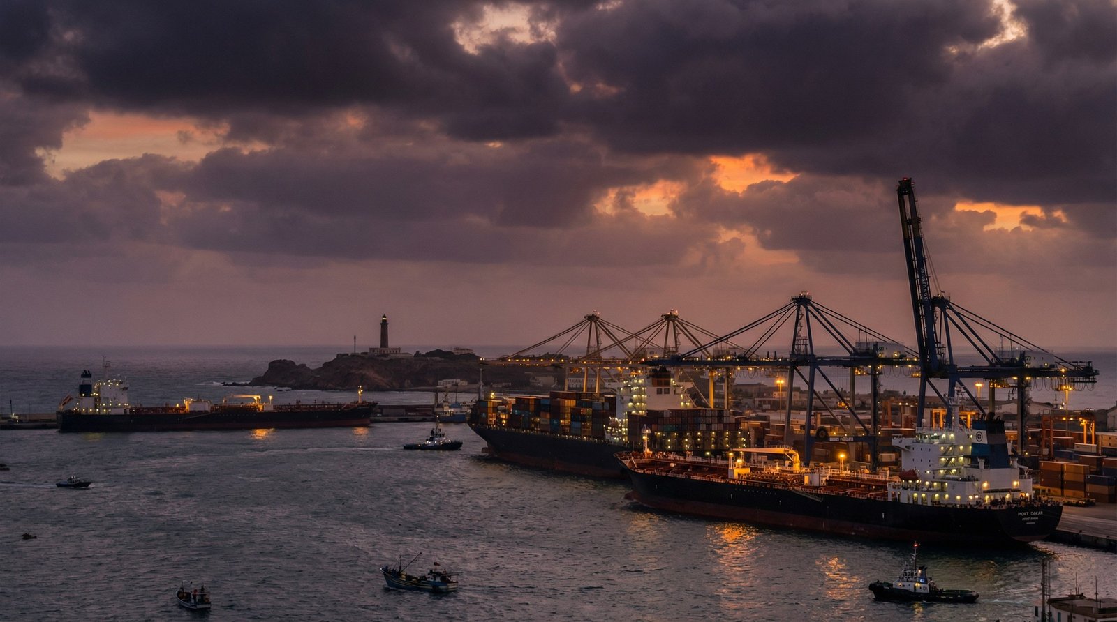 Le port de Dakar souligne les effets indirects des tensions maritimes internationales