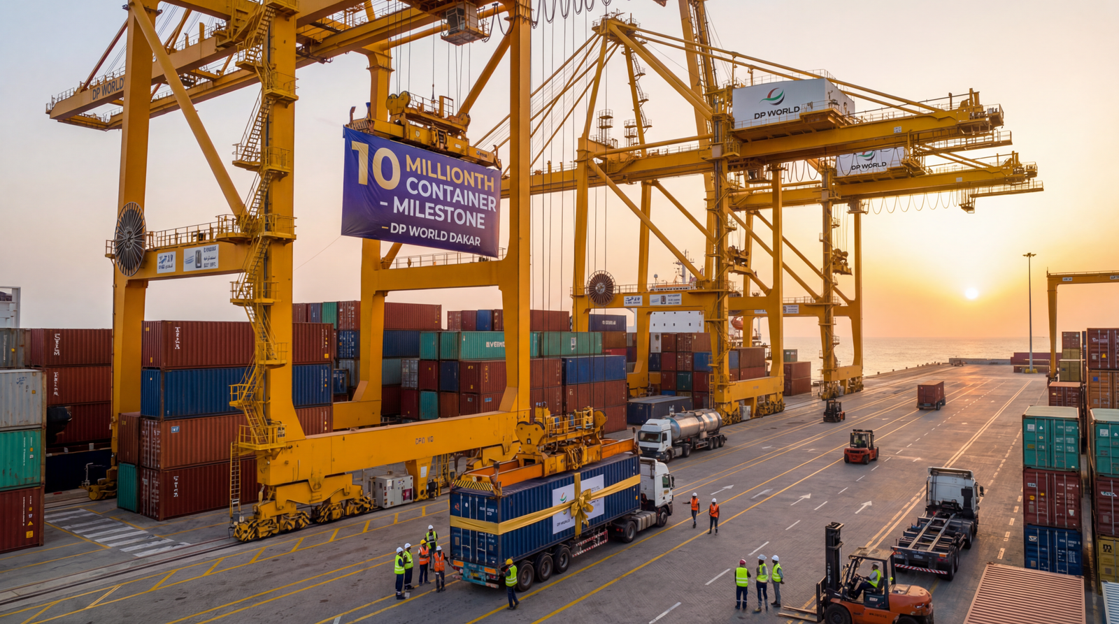 DP World Dakar franchit le cap des 10 millions de conteneurs