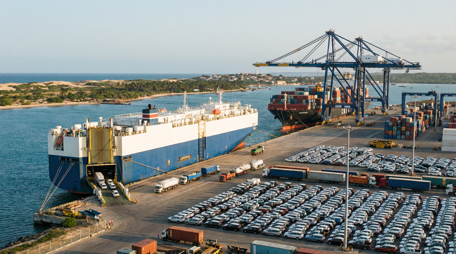 Lamu s’impose comme port de report pour les cargaisons déviées du Golfe