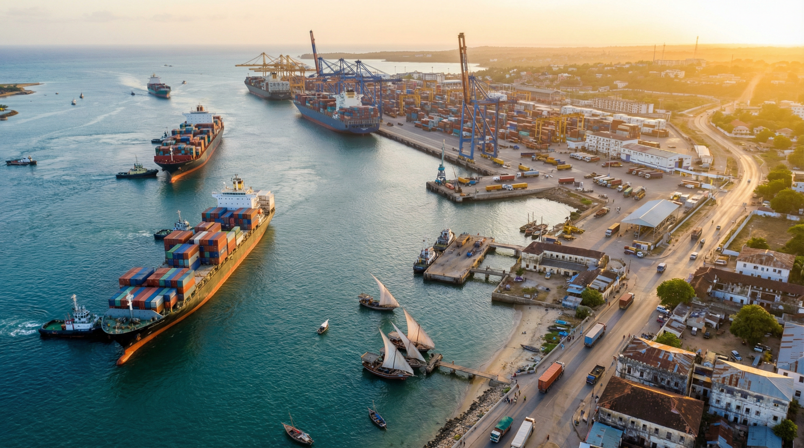 Mombasa et Lamu captent davantage de trafic pendant que Dar es Salaam ralentit