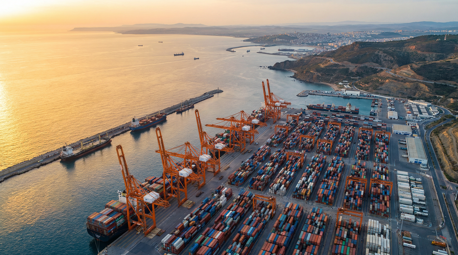 Port de Tanger Med - expansion face à la crise du Golfe