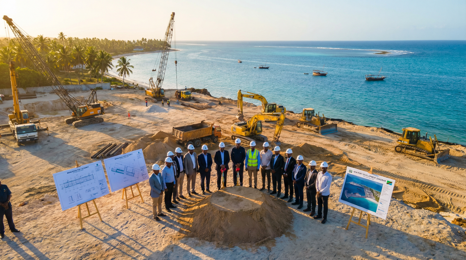 Zanzibar Lance la Construction du Port de Mangapwani