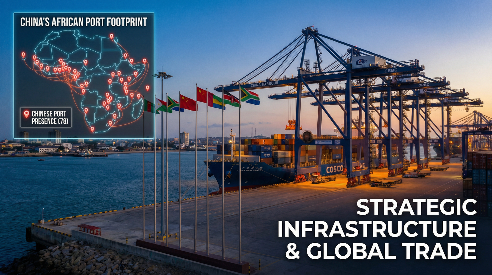 La Chine renforce sa présence dans 78 ports africains, soulevant des enjeux géostratégiques