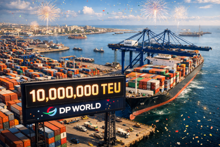 Sénégal : DP World franchit le cap historique des 10 millions de conteneurs à Dakar