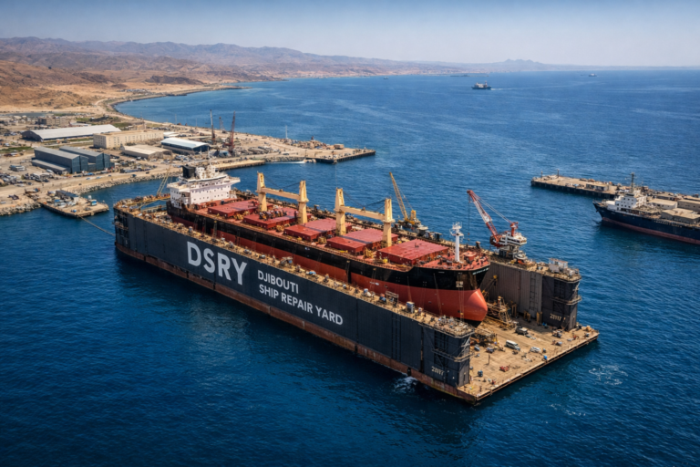 Djibouti inaugure un chantier de réparation navale de 116 millions de dollars