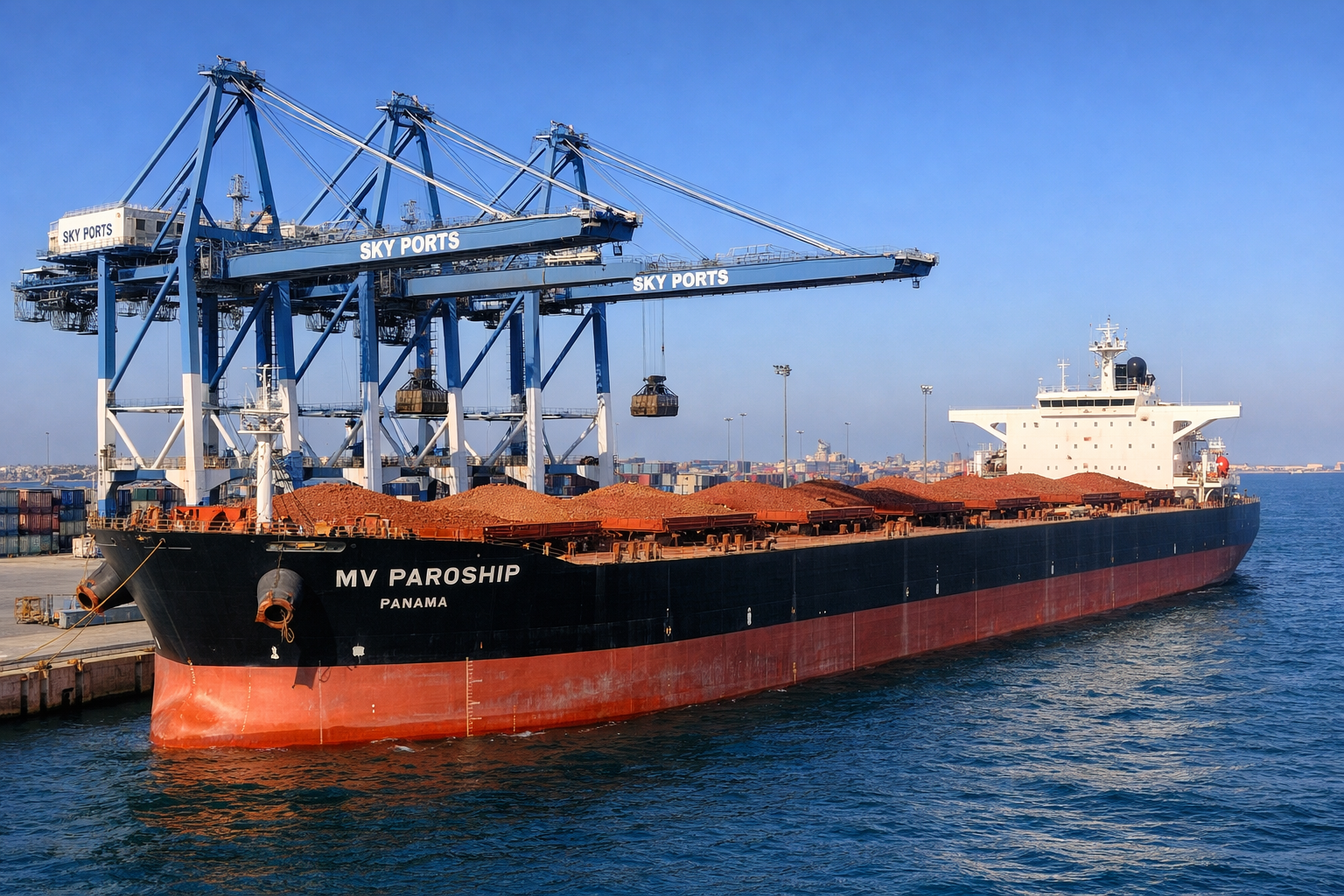 Port-Saïd accueille le plus grand vraquier de l'histoire de l'Égypte