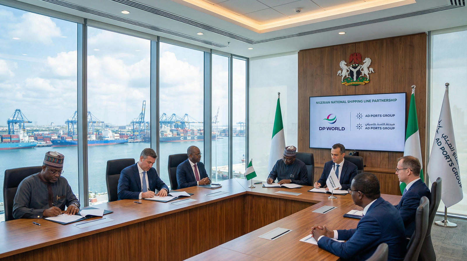 Le Nigeria s'associe à DP World et AD Ports Group pour une nouvelle ligne maritime nationale